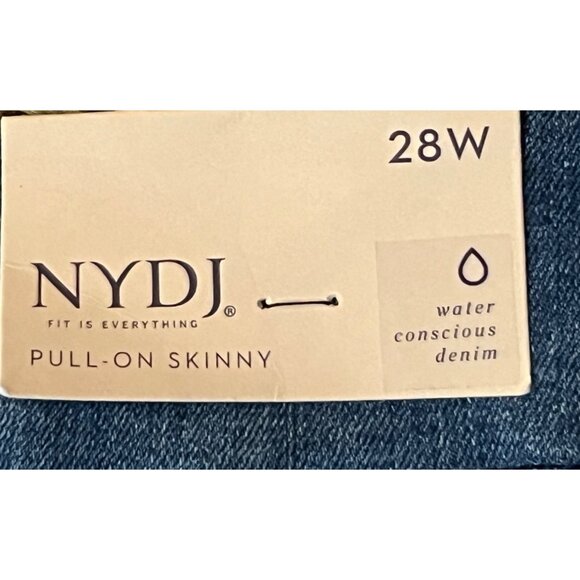 NYDJ Jeans Womens 28W NEW Pull-On Skinny Ankle Lift Tuck Split Hem Denim - Picture 7 of 16
